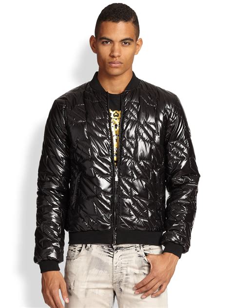 versace mens quilted jacket|Versace jeans couture jacket men's.